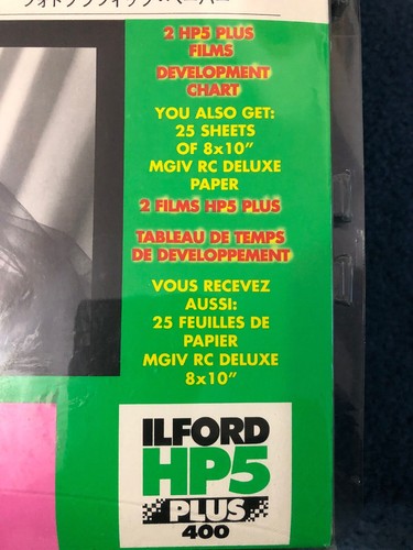 Ilford B&W Glossy Paper 25 sheets & Film ValuePak