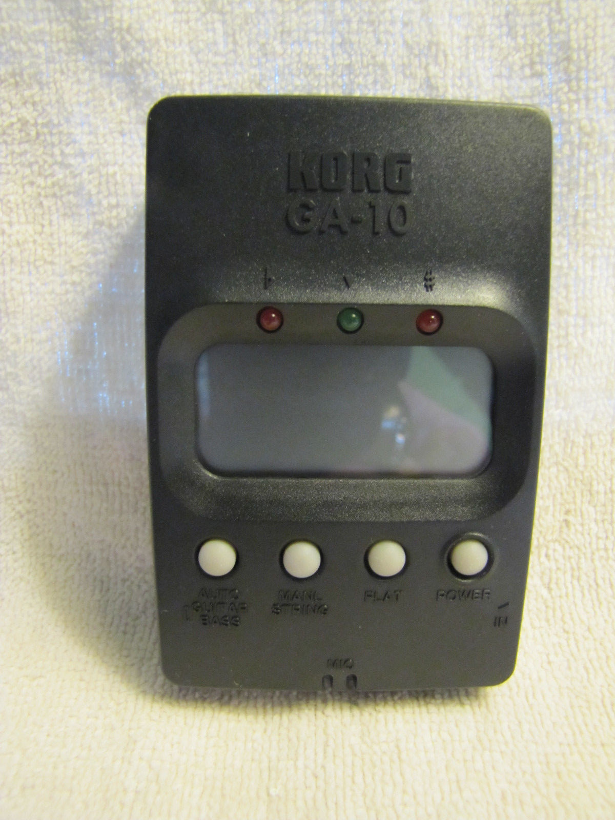 NEW Korg GA-10 Guitar Bass Tuner wih instructions & in box