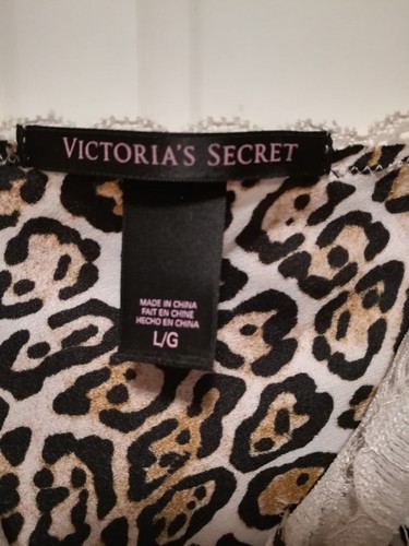 Victoria Secret Size Large 2 Pc Leopard Print Camisole Set