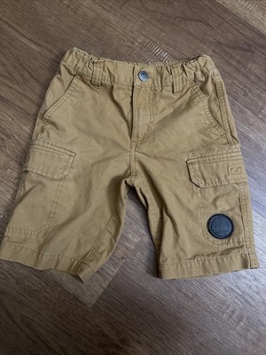 Timberland Boys Cargo Shorts Youth Size 7 Kids 6-7 Years Hiking Trails C323