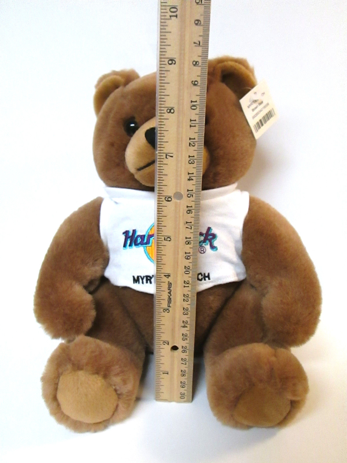 Hard Rock Cafe MYRTLE BEACH Brown Teddy Bear 9