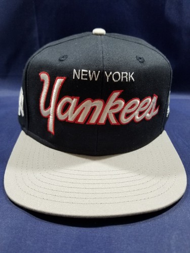 Sports Specialties New York Yankees Hat Blue Script Logo