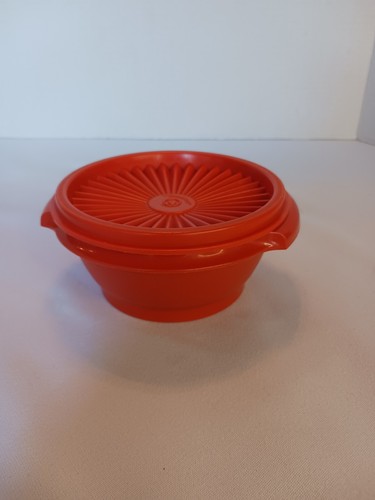 タッパーウエア Tupperware 1323-7 Orange 80s Vintage With Lid | eBay