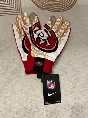  NIKE SAN FRANCISCO 49ERS STADIUM GLOVE BRAND NEW W/ TAGS SIZE EXTRA LARGE XL