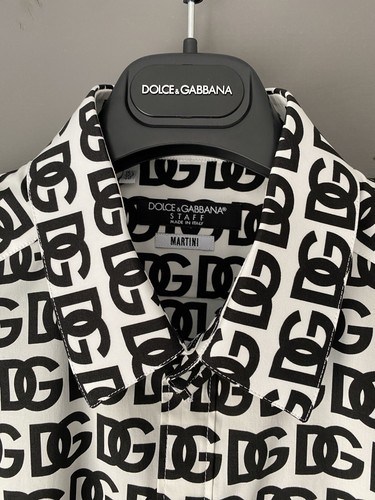 Pre-owned Dolce & Gabbana Dolce&gabbana Men's Dress Shirt Martini Fit Size It40 = 15 3/4 In White