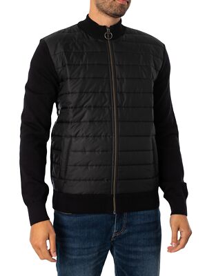 

Мужская куртка-бомбер Barbour Carn Baffle, черная, Черный, MKN1104BK31