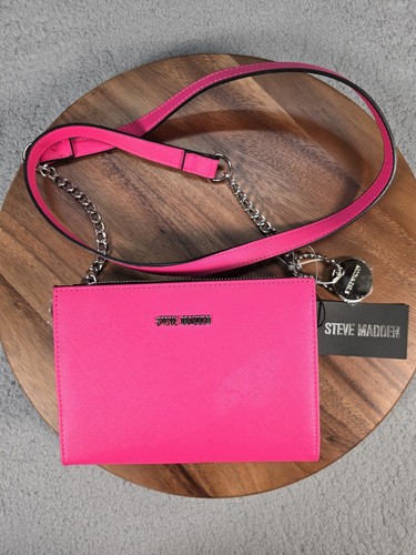 Steve Madden☆ 光沢エナメル・ジップ・クロスボディーバッグ $_12.JPG?set_id=880000500F