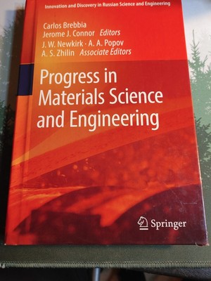 Progress In Materials Science And Engineering