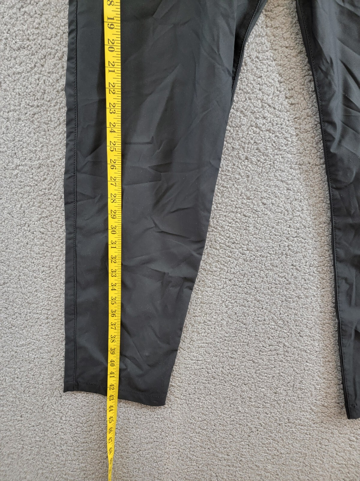 BASS OUTDOOR Straight-Fit Traveler Pants Men's 34 Caviar Button Zip Closure - Picture 9 of 19