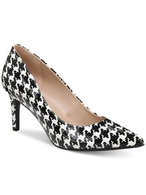 Женские черные эластичные туфли-лодочки Jeules на шпильке без шнуровки с острым носком ALFANI, 5 М