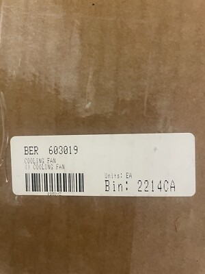 Genuine NEW  BERTAZZONI, Cooling Fan # 603019 FACTORY SEALED NEVER OPEN