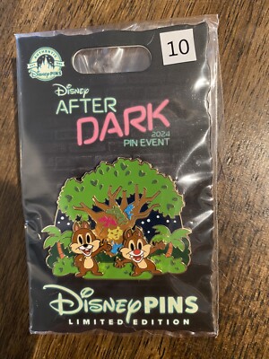2024 Disney After Dark Animal Kingdom Chip & Dale Pin LE 750