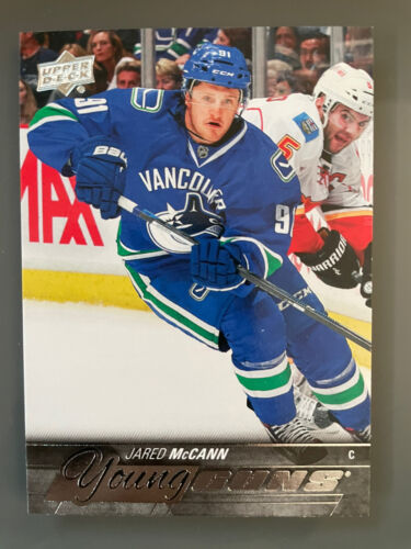15-16 Upper Deck Young Guns Jared McCann Rookie RC Card. rookie card picture