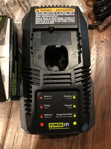 2- POWER IT 18v Battery Charger WMC18LN for Power It Battery 1 HOUR CHARGING