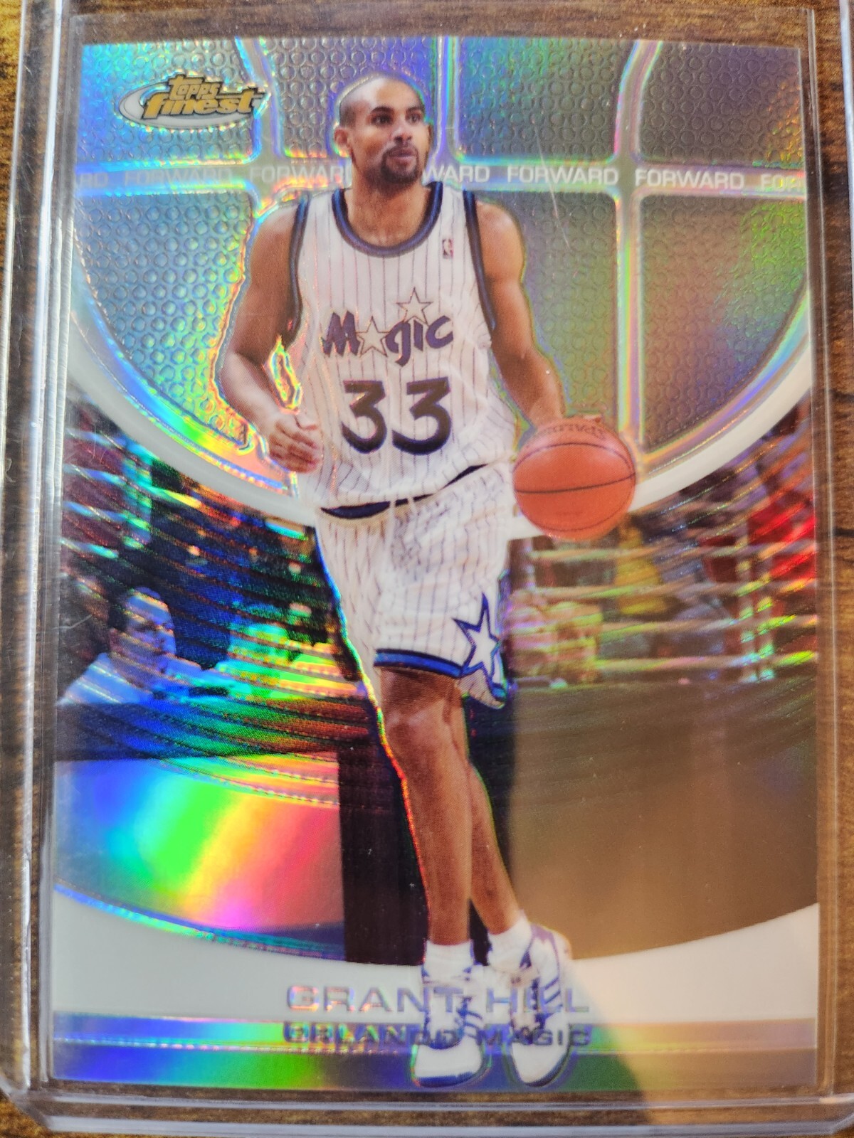 その他 Topps Finest Refractor Grant Hill /289 GRANT HILL 1996-97 TOPPS FINEST REFRACTOR WITH PEEL #19/289