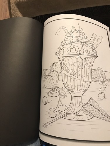 DELICIOUS FOOD-ADULT COLORING BOOK By JADE SUMMER M-9