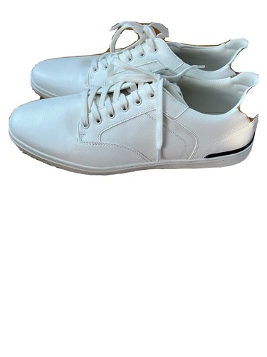 New ALDO Men's  White Sneaker - Size 12 White Very Trendy And Stylish.