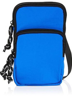 Съемный ремешок AQUA Womens Blue включает в себя 11-дюймовый чехол для телефона с регулируемым ремешком