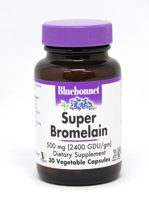 Bluebonnet Super Bromelain 500 мг 30 капсул