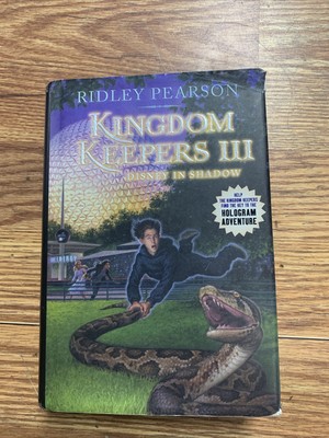 Kingdom Keepers Disney in Shadow by Ridley Pearson (2010, Hardcover) New