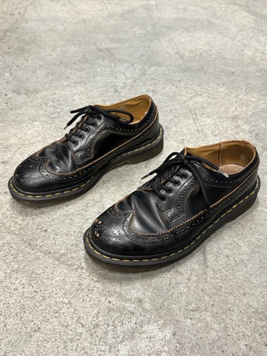 靴 Dr.Martens VINTAGE3989 BLACK UK5(24cm) Dr Martens 3989 Made in England Black Brogue Size 11 - Etsy