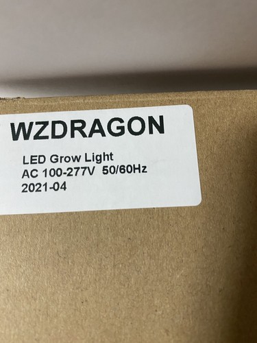 LED Grow Light 100watt Waterproof Plant Lights New In Box Wzdragon