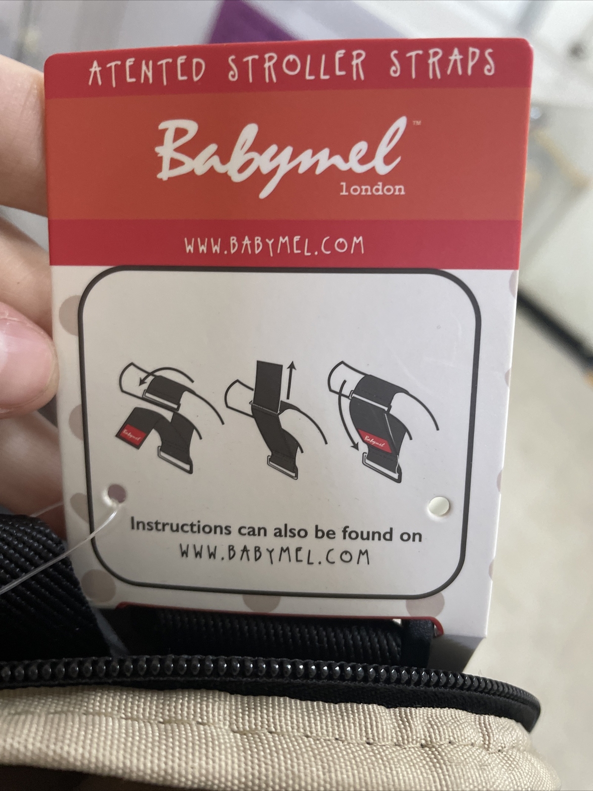 babymel robyn convertible backpack black