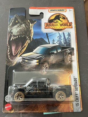 2022 Matchbox Jurassic World Dominion 15 Chevy Silverado New Free Shipping