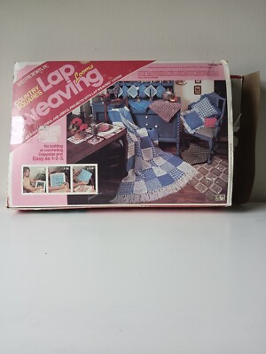 Vtg Distlefink Designs Country Squares Lap Weaving Loom #60090  EUC