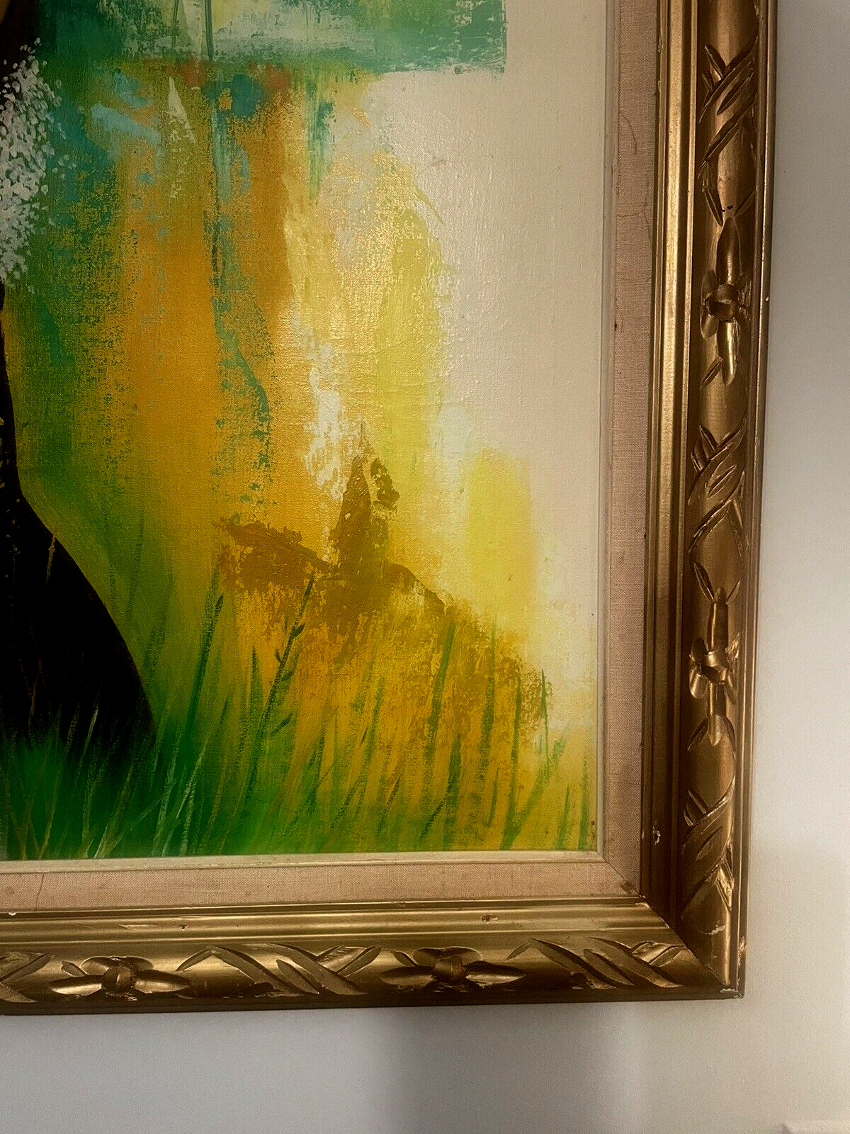 Original quality vintage art "Girls with Baloons" FRENCH SCHOOL IMPRESSIONISM