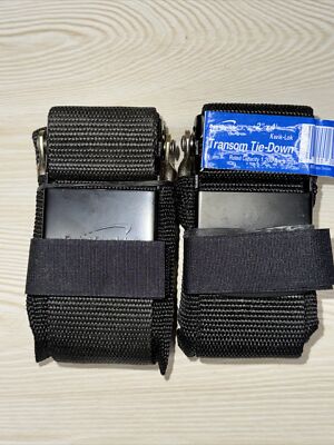 Boat Transom Tie-Down  2'' x 4'  Pair  Boat Buckle