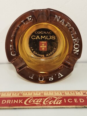 Chatelle Napoleon V.S.O.P. Cognac Camus La Grande Marque 1883 Vintage Ashtray