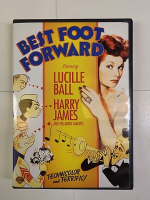 Best Foot Forward (1943)  Lucille Ball -  Harry James (DVD, 2006) FREE SHIPPING