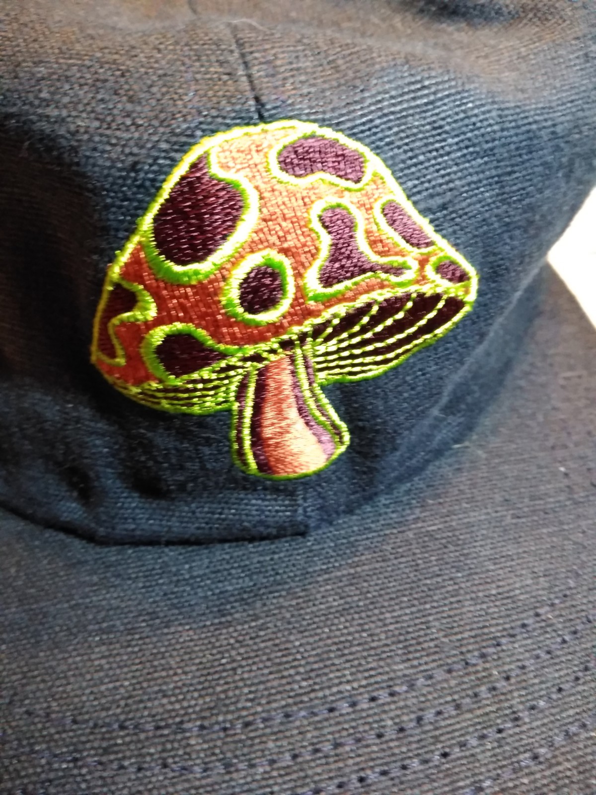 Baseball Hat Cap 100% HEMP HEADCASE VINTAGE NWT SHROOMS