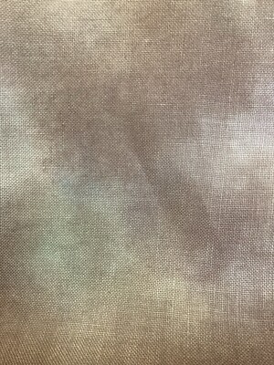 28 count Hand-dyed Cashel Linen - Veldt Moss Green & Prairie Bronze 1/8 Yard