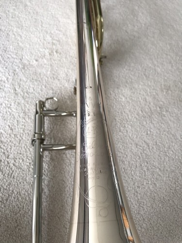 Beautiful King 4B/F Silver Sonorous Trombone Sterling Silver Bell