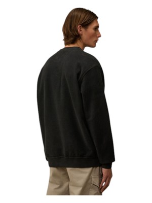 Pre-owned C.p. Company Man Long Sleeve Sweatshirt Nero 18587
