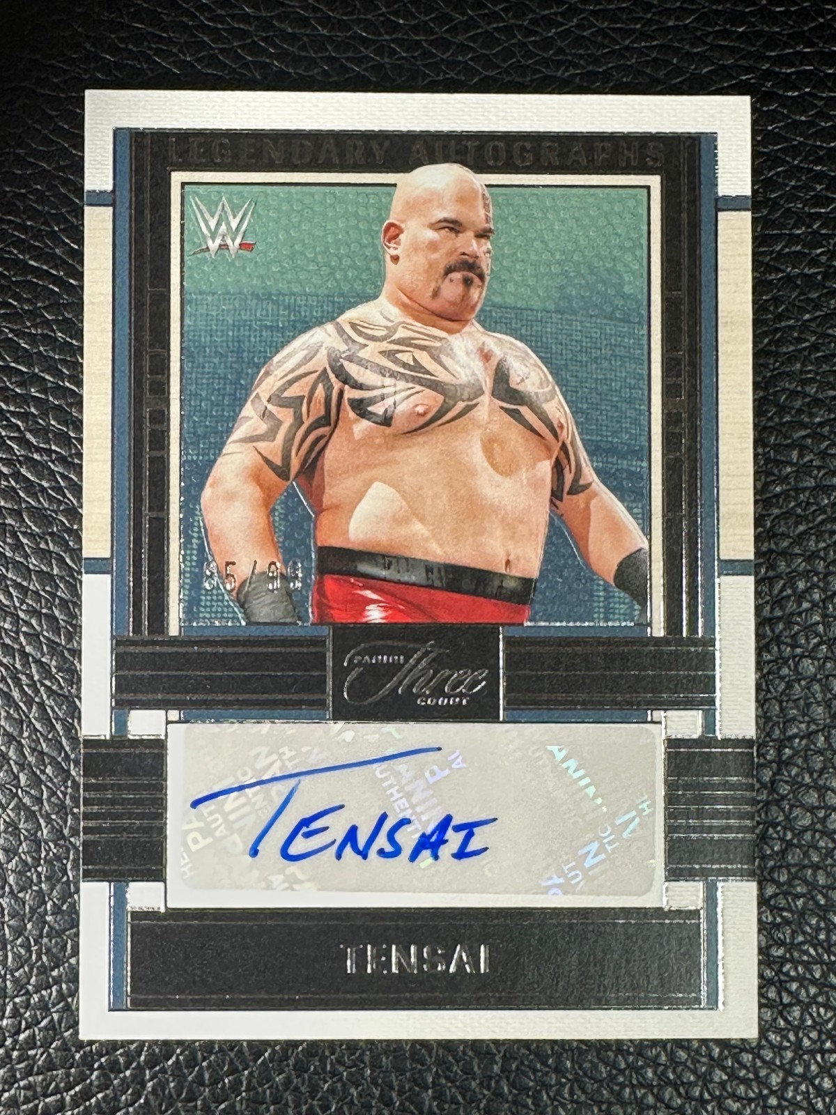 2024 Panini Three Count WWE Legendary Tensai 85/99 Auto Autograph
