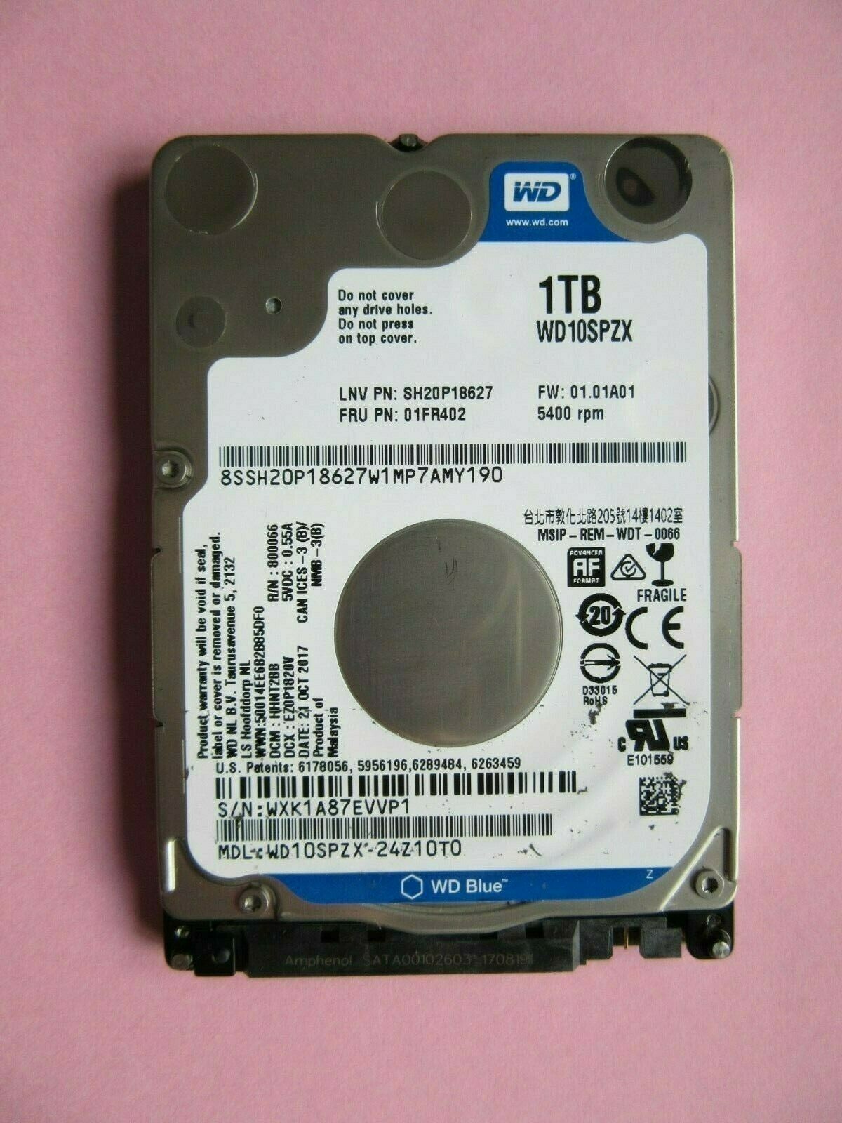 WD Western Digital WD10SPZX-24Z10T0 Hard Drive 1TB 2.5 WD Western Digital WD10SPZX-24Z10T0 Hard Drive 1TB 2.5