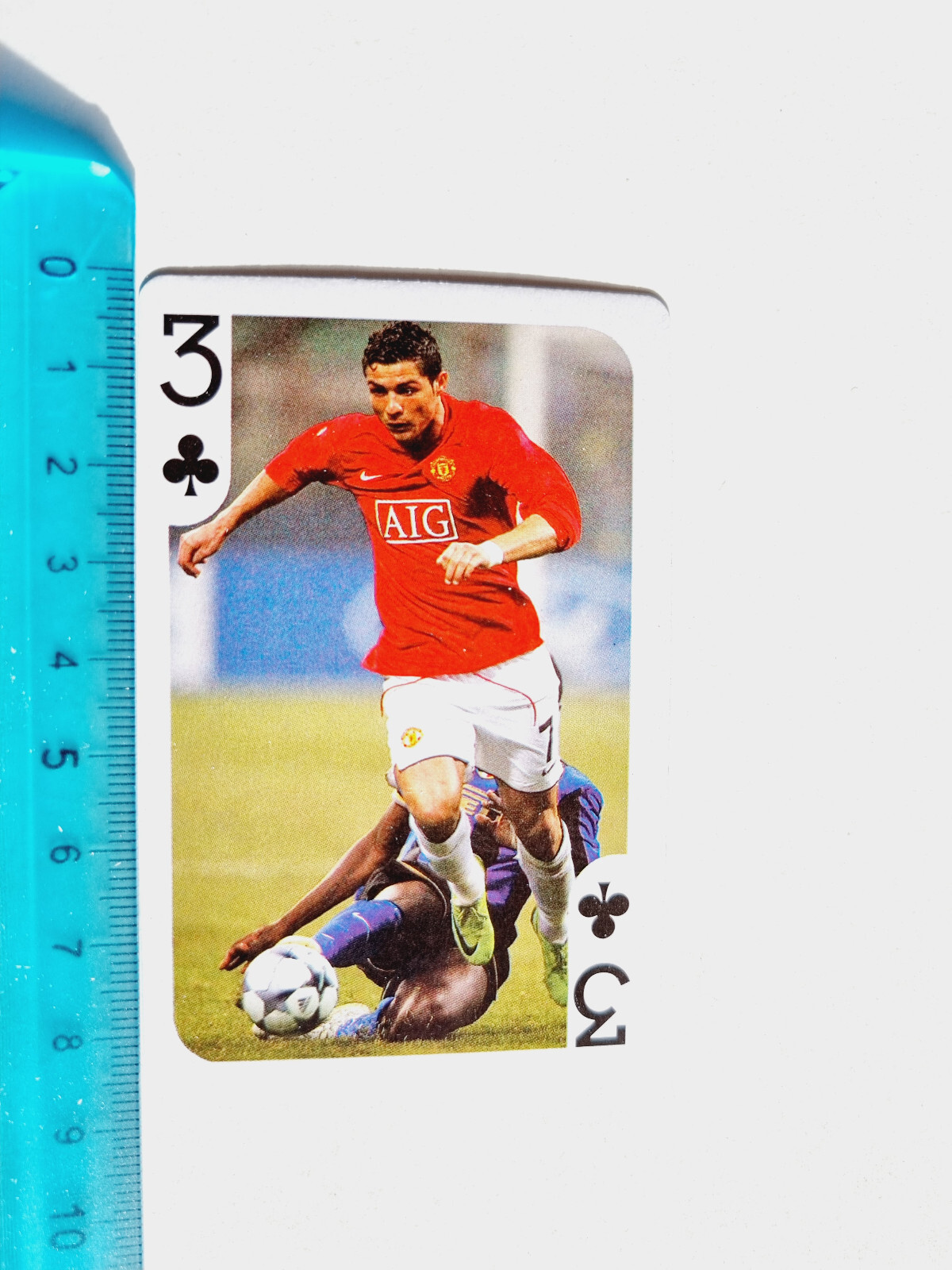 Cristiano Ronaldo CR7 Manchester United Rare Card Playing