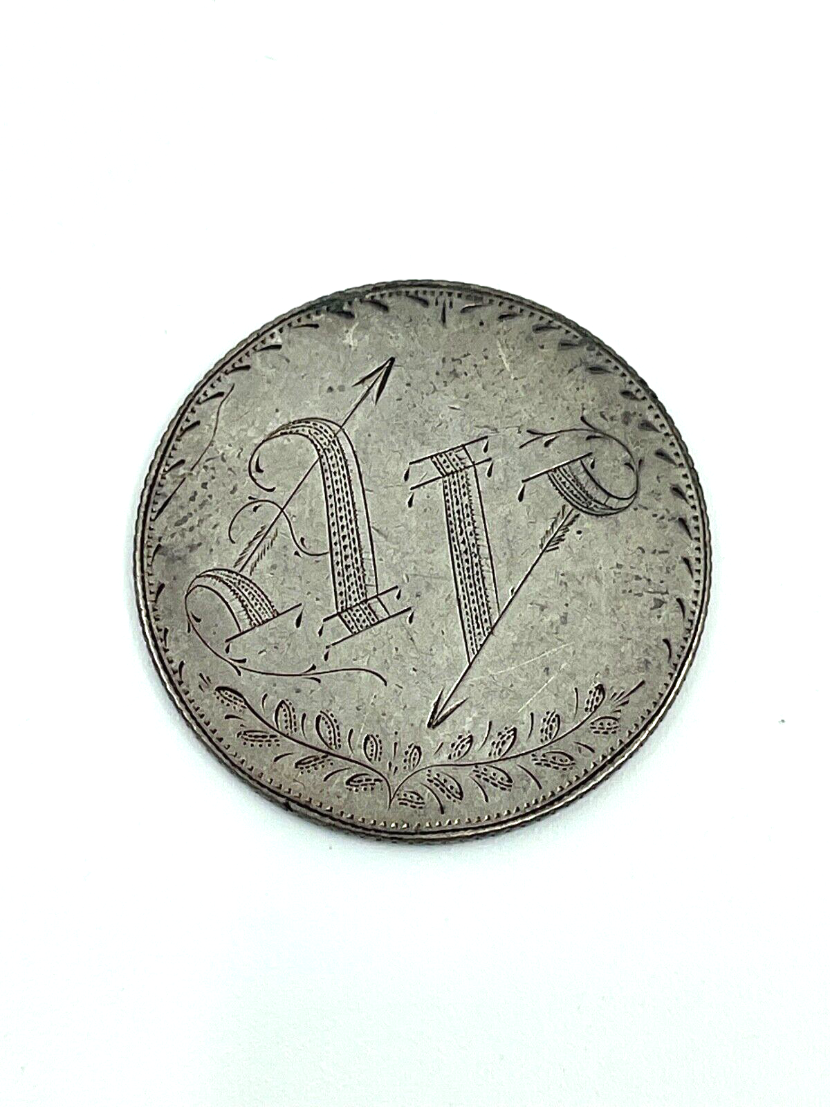 AY---1854 Seated Liberty Silver Quarter Love Token AY Arrows | eBay