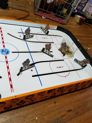 Coleco table hockey game, Power Play Hockey New York Rangers Philadelphia Flyers