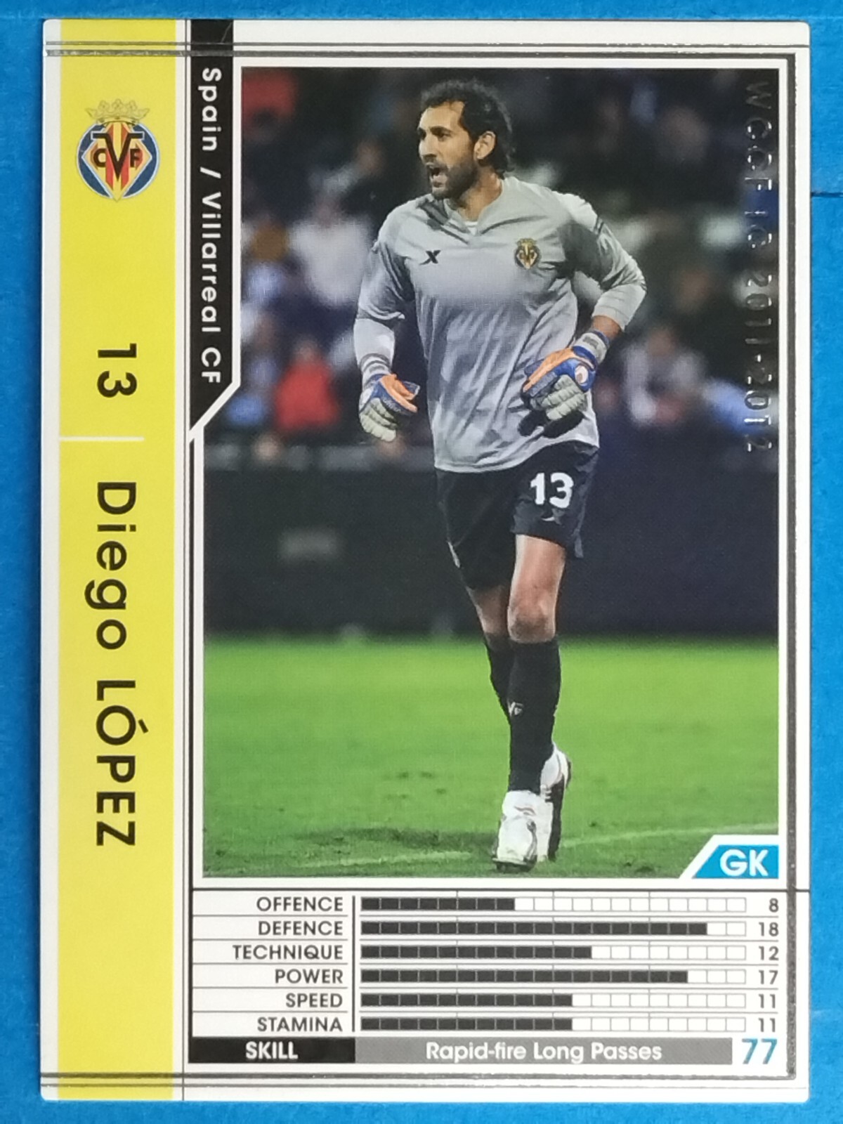 Panini WCCF 353/384 2011-2012 Diego Lopez Japan Pre-Owned | eBay