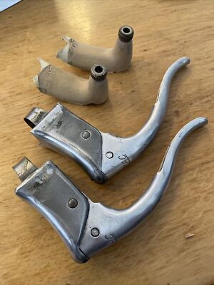 NOS Pair of Mafac Brake Lever Adjuster Barrels fits Rustines or Mafac Half Hoods