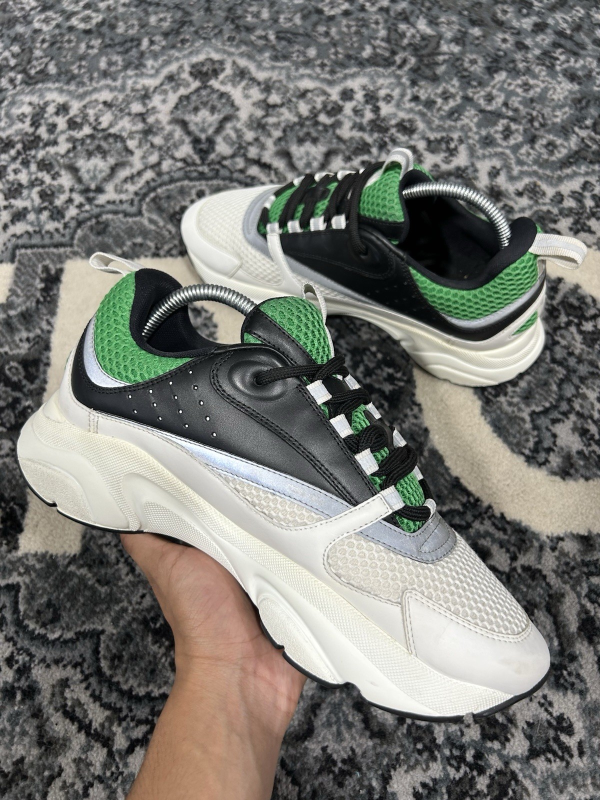Size 42 EU (9 US) - Christian Dior B22 ‘Green Black White’