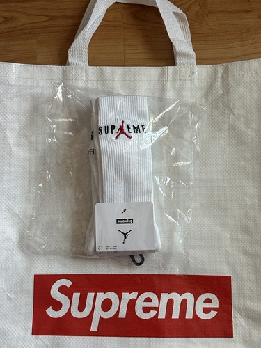 Supreme®/Jordan® Crew Socks (2 Pack) Supreme Jordan Crew Socks (2 Pack) White – YankeeKicks Online