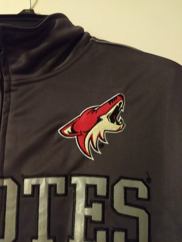 NEW NHL Arizona Coyotes Ice Hockey Track Jacket Coat XLT - Tall Reflective