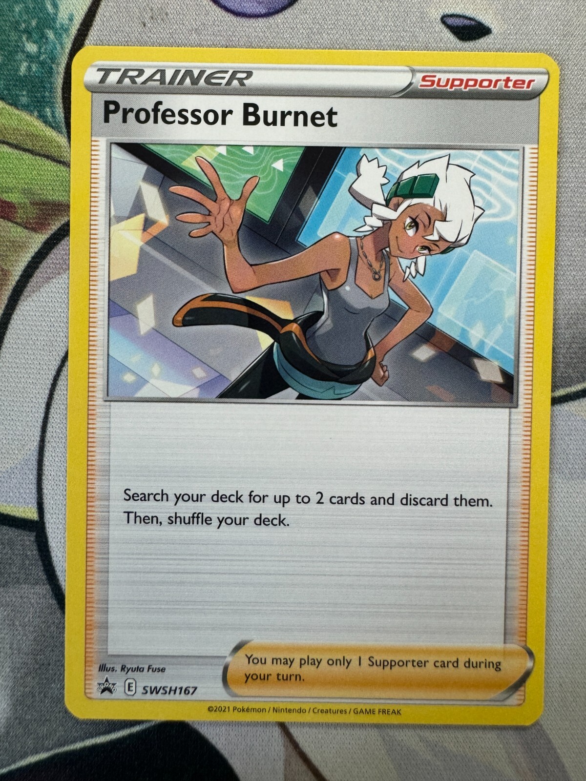 Pokemon card s8b 265/184 Professor Burnet SR VMAX Climax