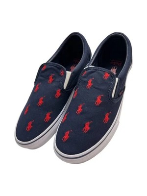 

Мужские темно-синие слипоны на платформе с круглым носком POLO RALPH LAUREN Goring Keaton, Navy, 816861085003