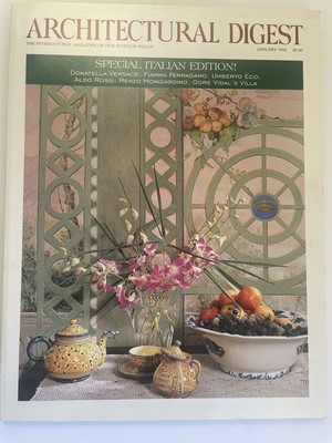 Architectural Digest 1994 Italian Issue Donatella Versace